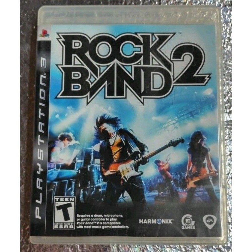 Used Rock Band 2 (Sony PlayStation 3, 2008) CIB
